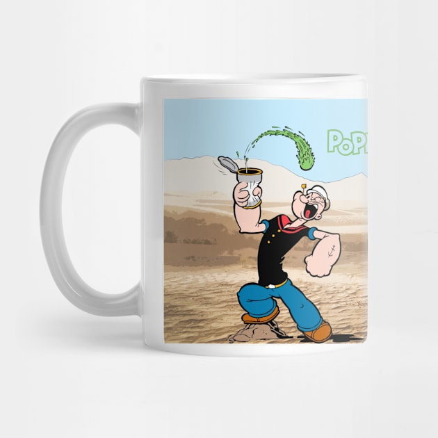 Popeye on Desert by PjesusArt